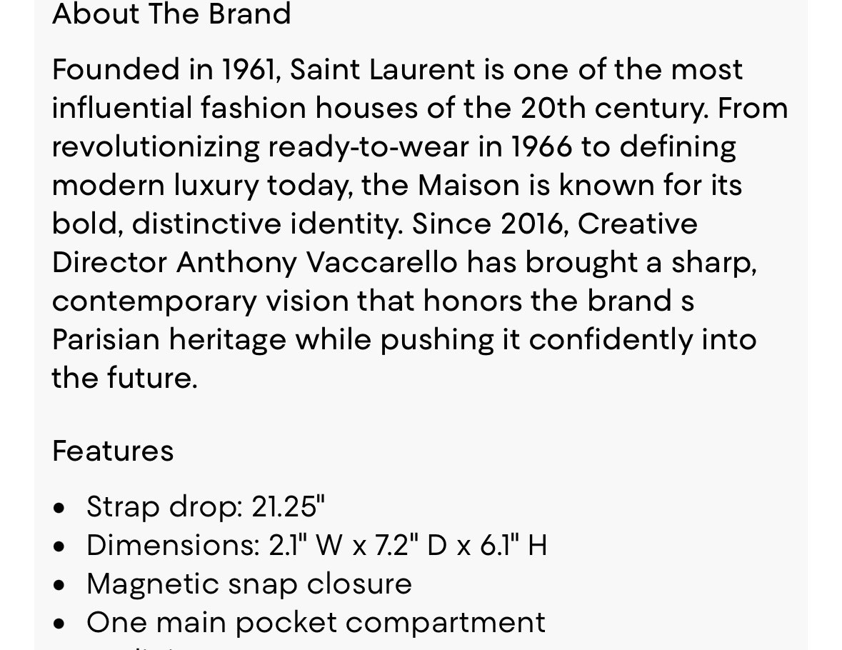 Saint Laurent Kaia Tan Raffia Crossbody w/ Black Leather Trim and Gold YSL Logo