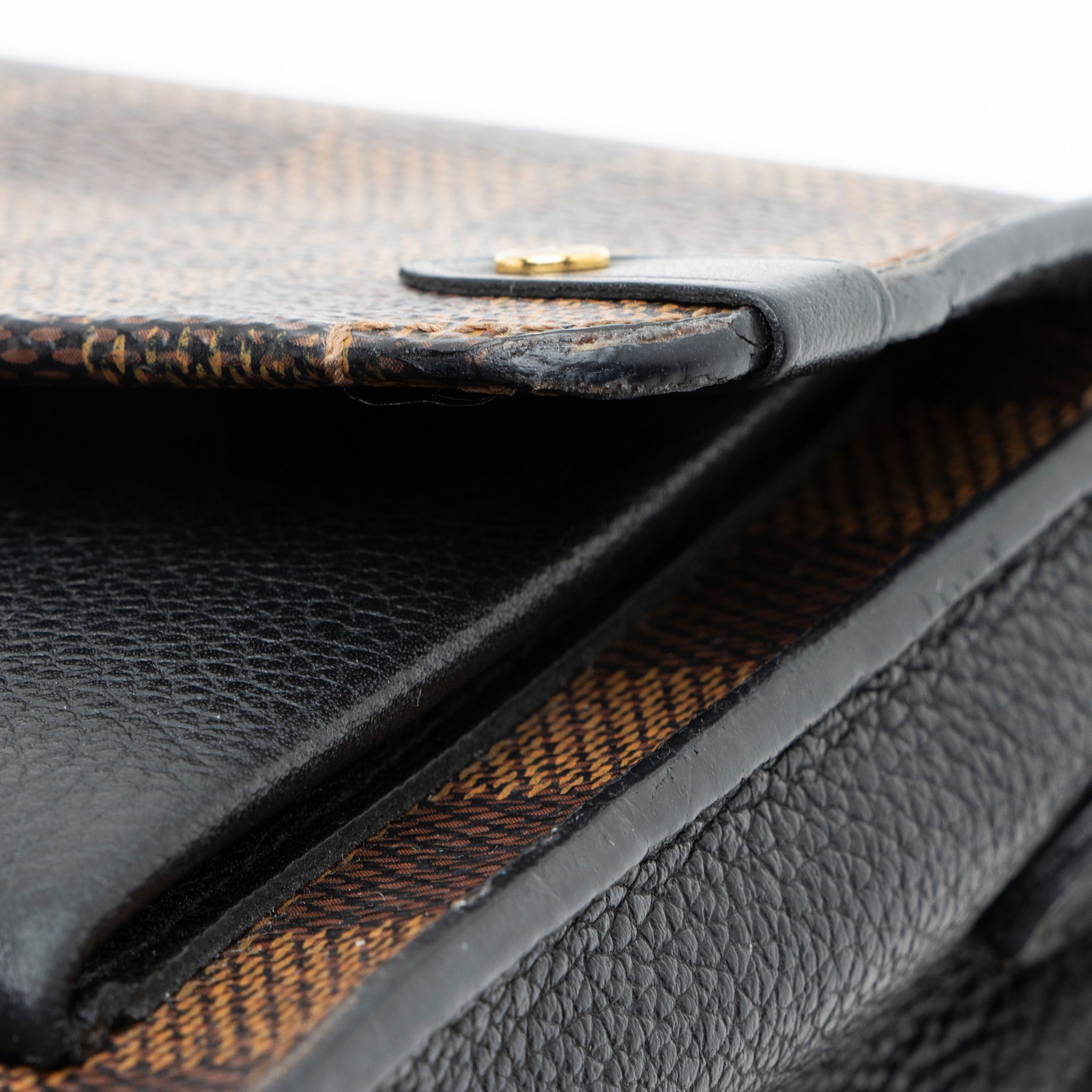 Louis Vuitton Damier Ebene Vavin Chain Wallet