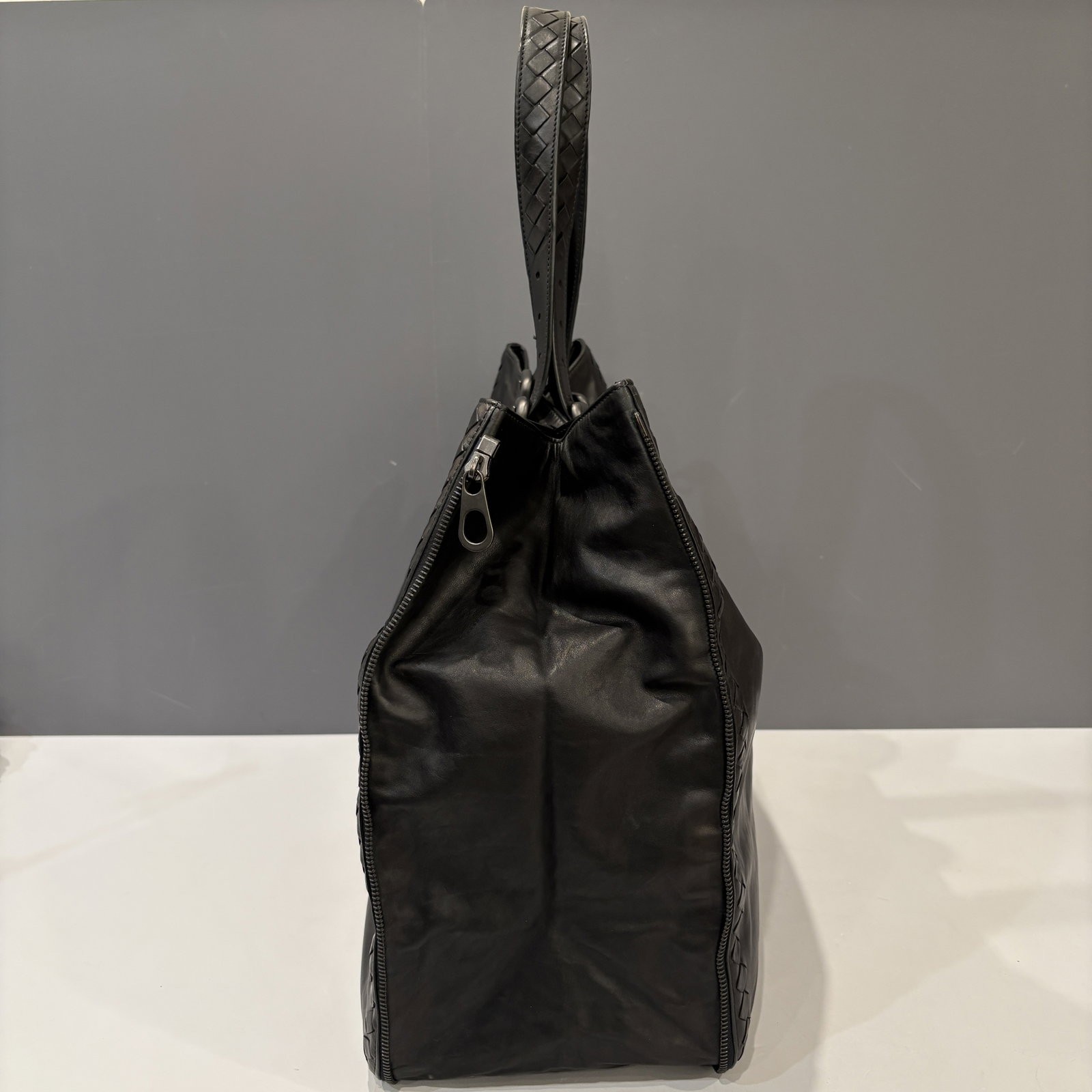 Bottega Veneta Expandable Tote Bag Black Nappa (hs032826a6)
