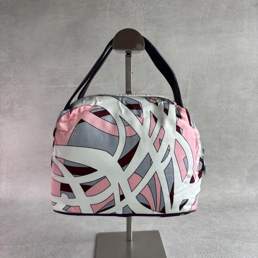 EMILIO PUCCI Vanity Mini Bag Multicolor Pink 20×15×11cm