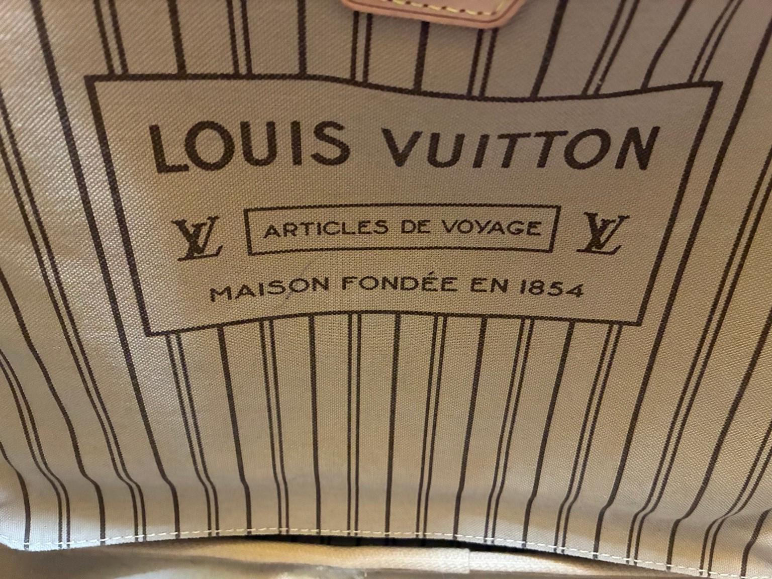Louis Vuitton Neverfull GM Monogram Canvas Tote Box Dust Bag Made in USA