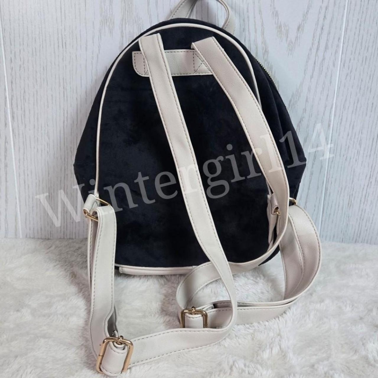 Juicy Couture Y2K Glam Black and Pink Liquorice Juicy Kingdom Med Backpack Purse