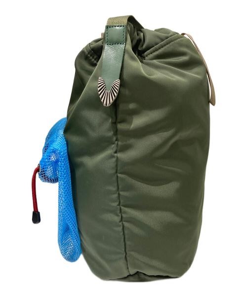 PORTER × TOGA PULLA MESH BAG Olive x Blue 386-91779