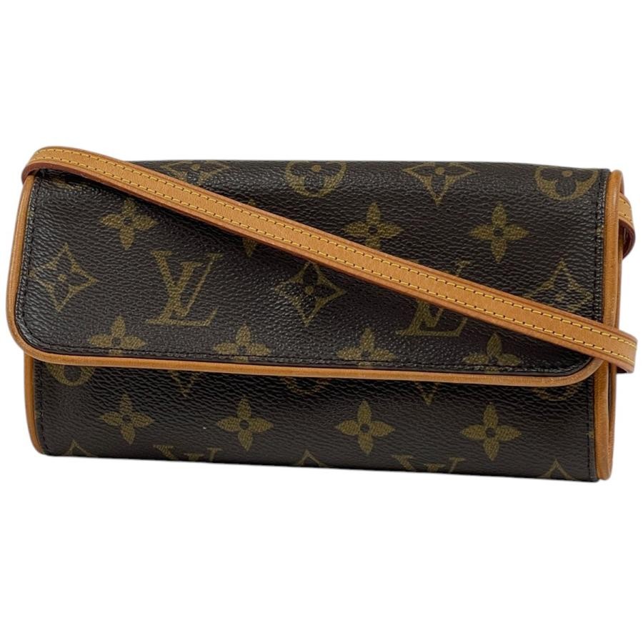Louis Vuitton Pochette 2WAY Monogram Brown Clutch Bag M51854 #BS2965