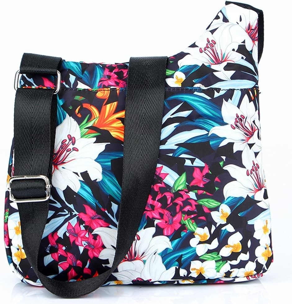 Everyday Essential: Lightweight Floral Crossbody Purse for Women – 10.6” Size!