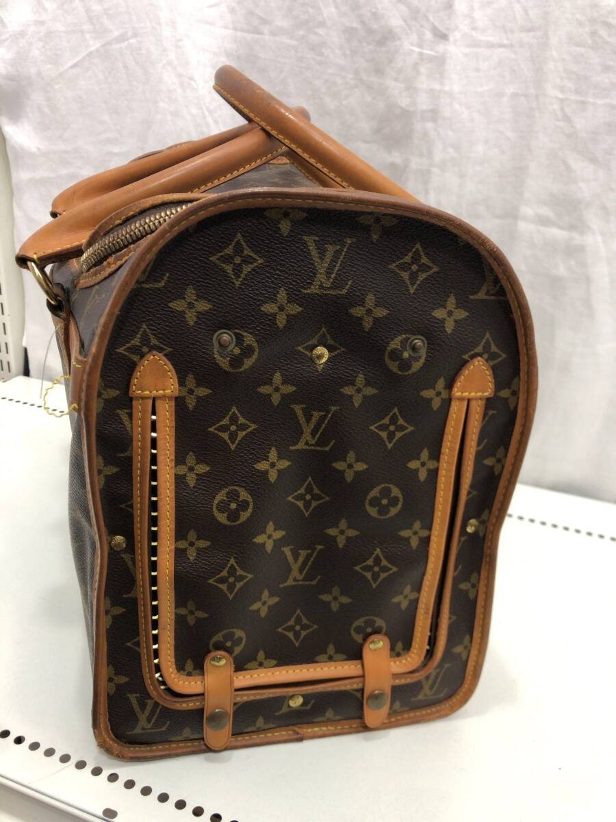 Authentic Vintage Louis Vuitton Monogram Sac Chien 40 Pet Carrier Dog Carry Bag