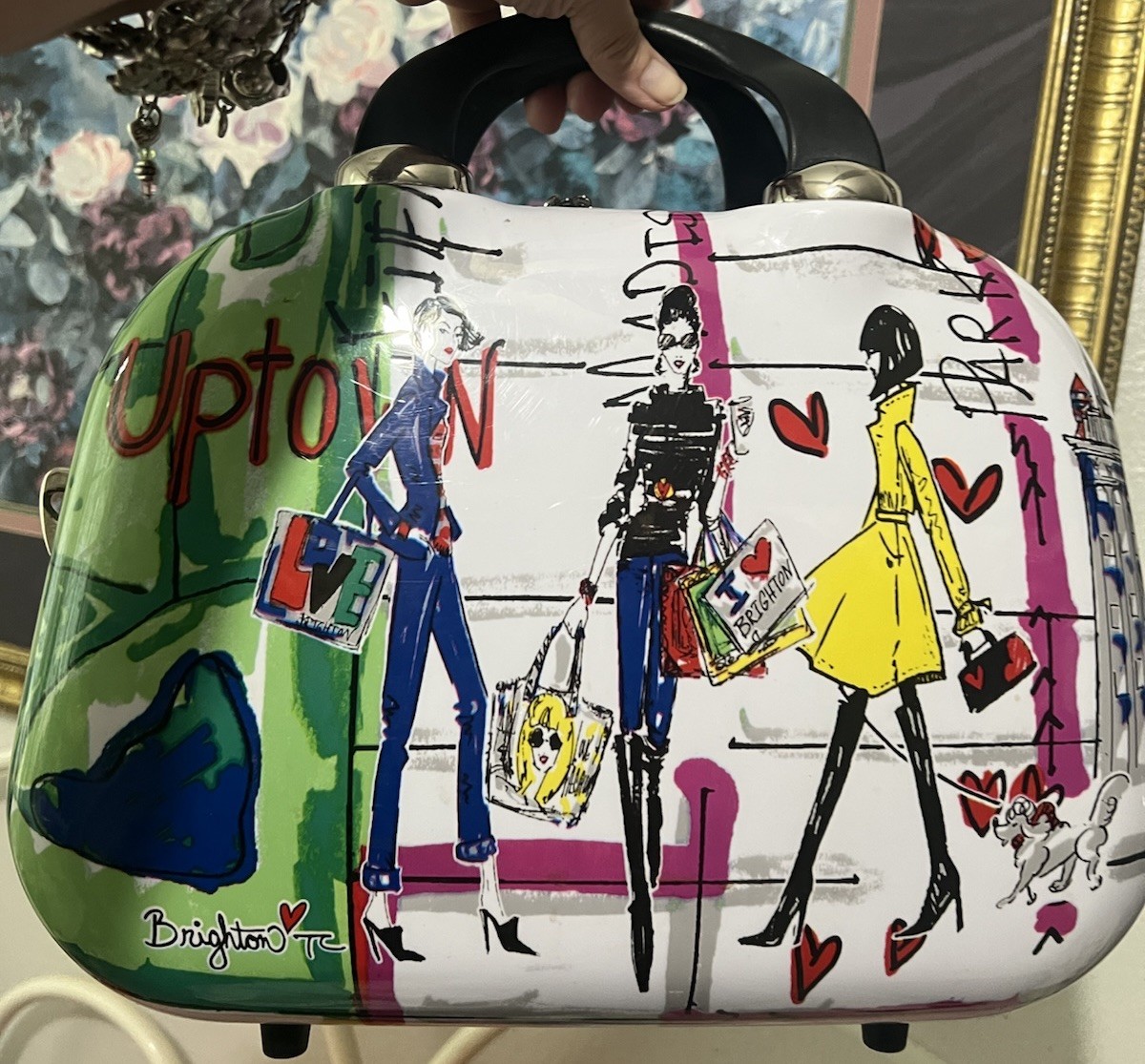 BRIGHTON FASHIONISTA TOM CLANCY UPTOWN Organizer Tote Hard Shell TRAVEL LUGGAGE