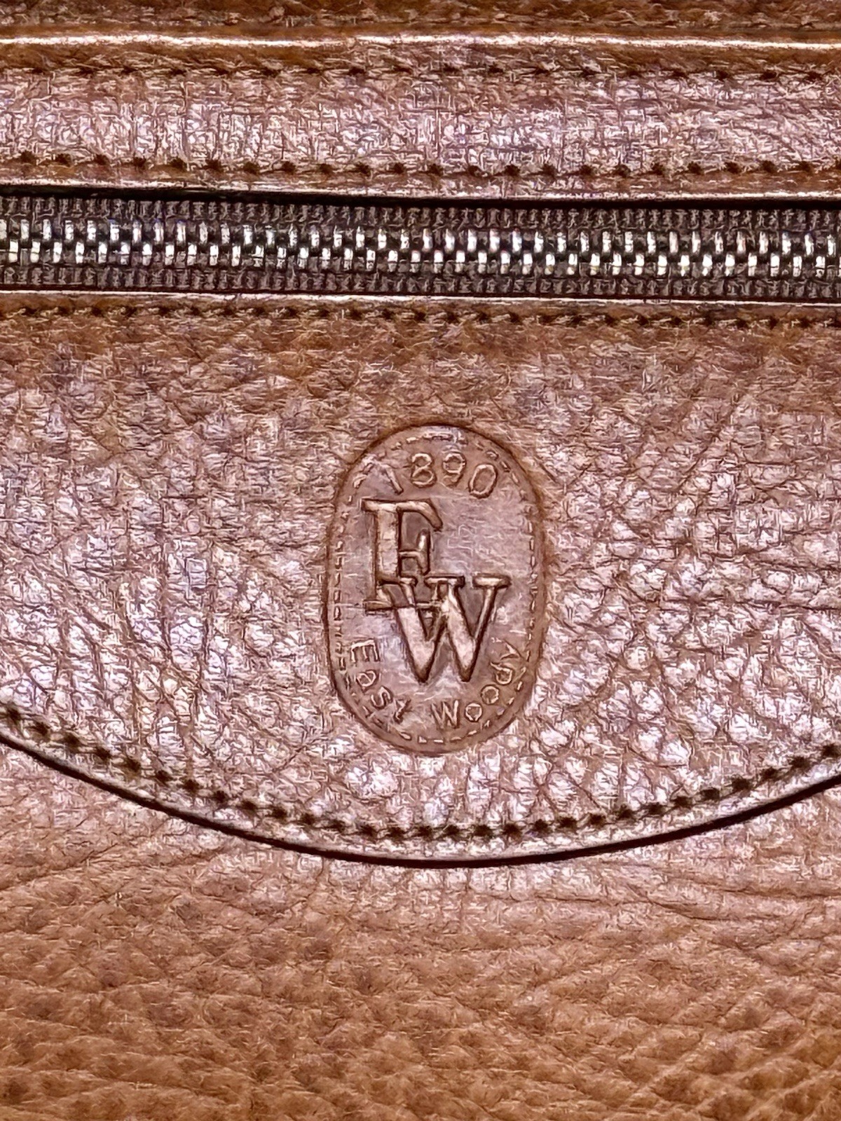 RARE East Woody Leather Executive Clutch