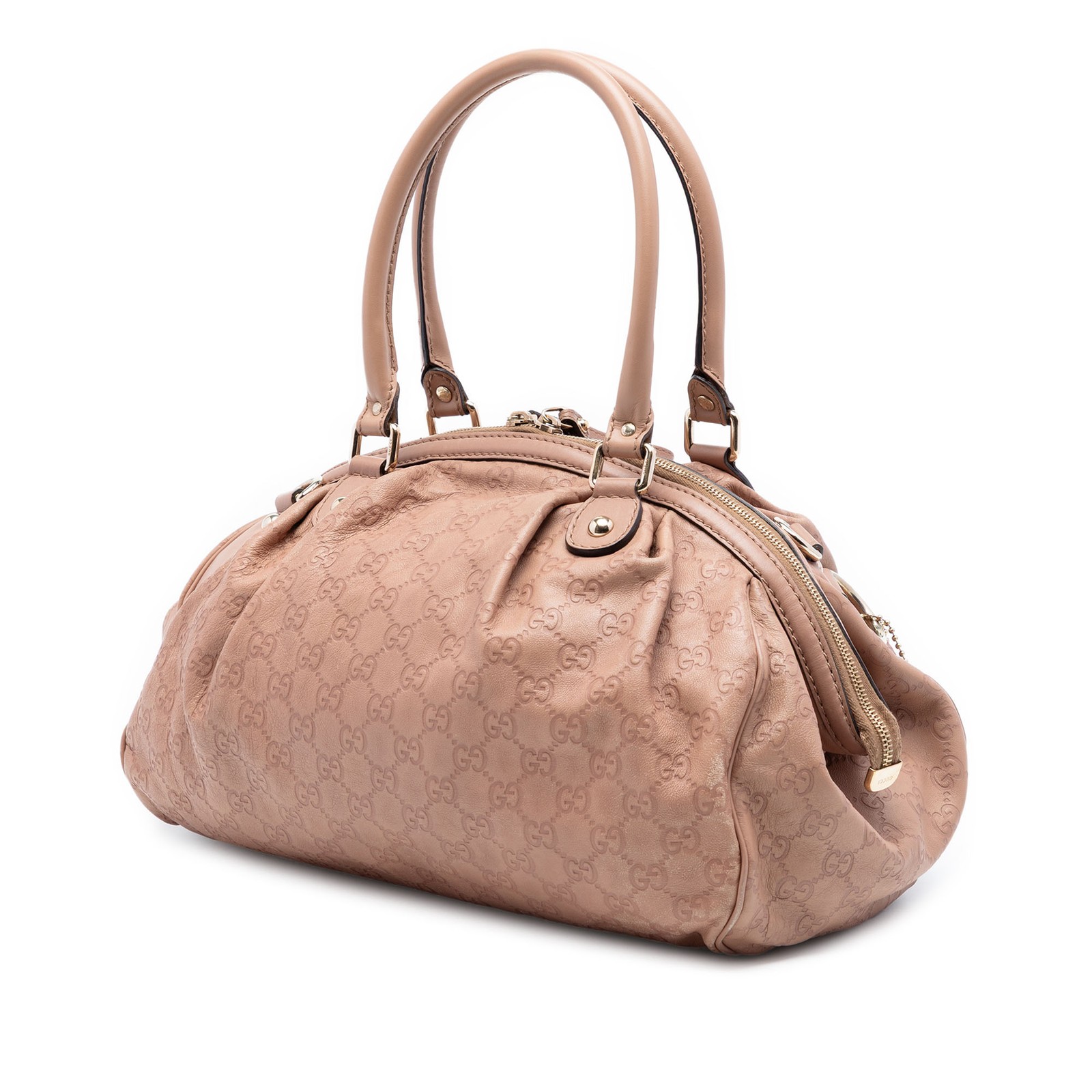Gucci ssima Sukey Satchel Pre-Loved Pink