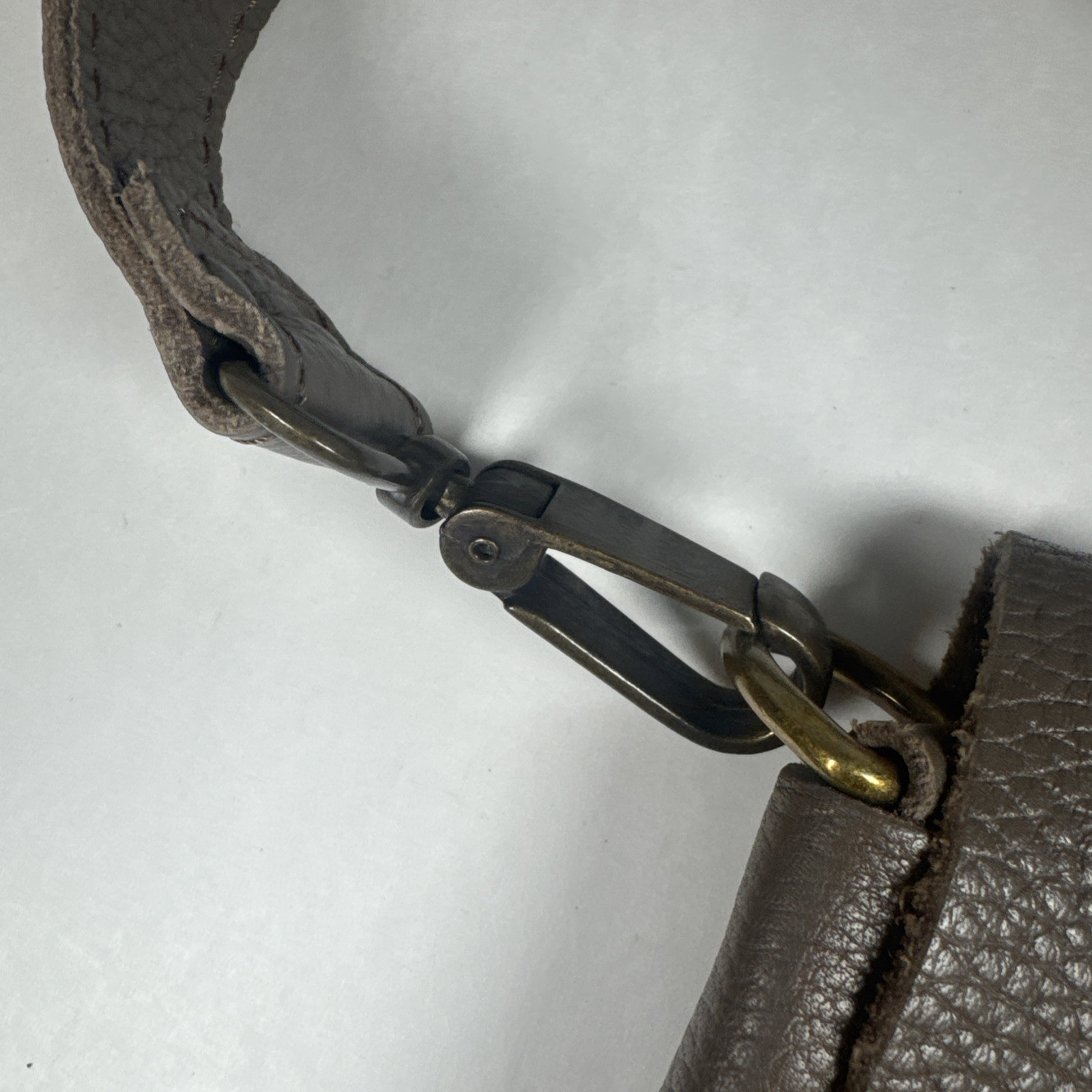 TrendyBoho CALMA 11600 Leather Goods Handcrafted In Spain Leather Crossbody Gray