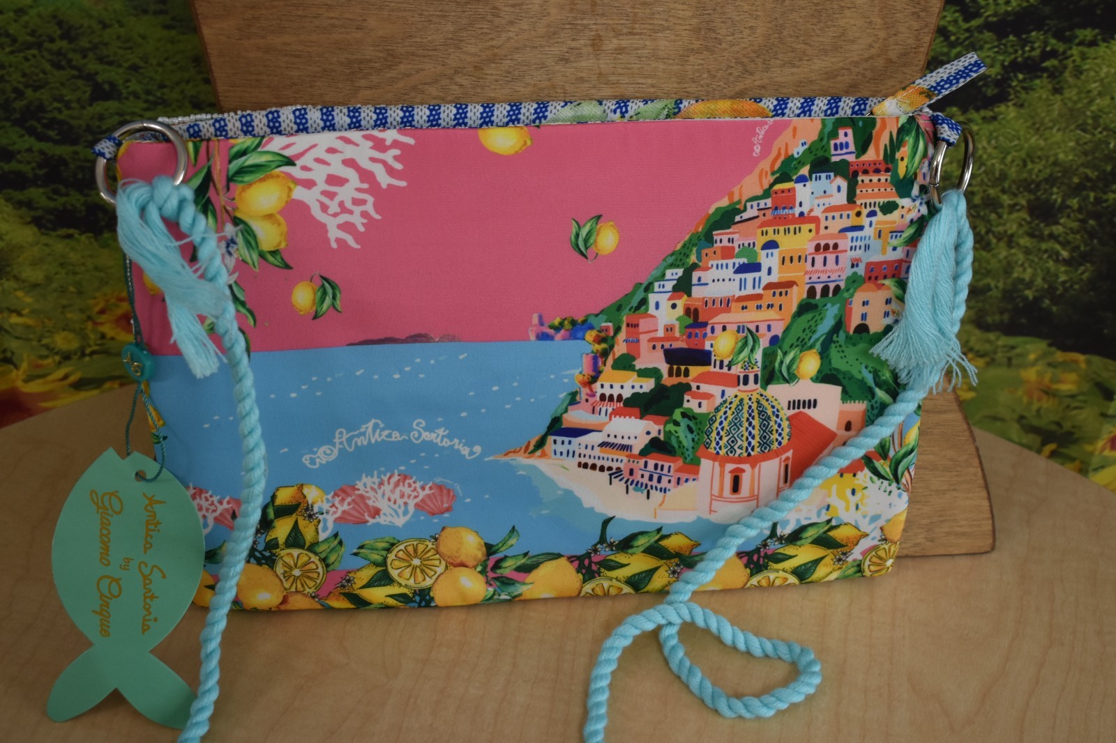 ANTICA SARTORIA 2026 BEADED PURSE DOLCE VITA POSITANO NWT