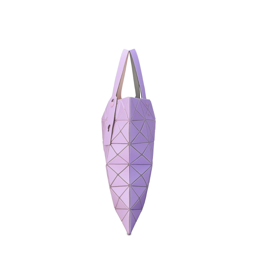 B A O Bag Leather-Like Matte Tote 2-Tone Design Soft Luster Finish Elegant
