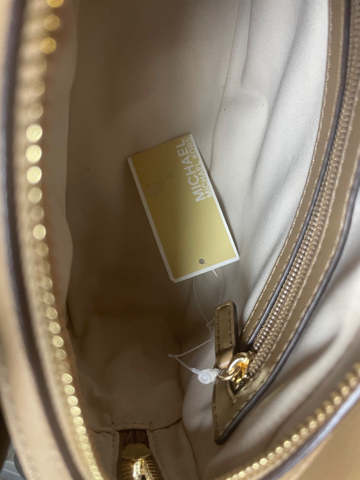 Michael Kors Laila Small Satchel Husk