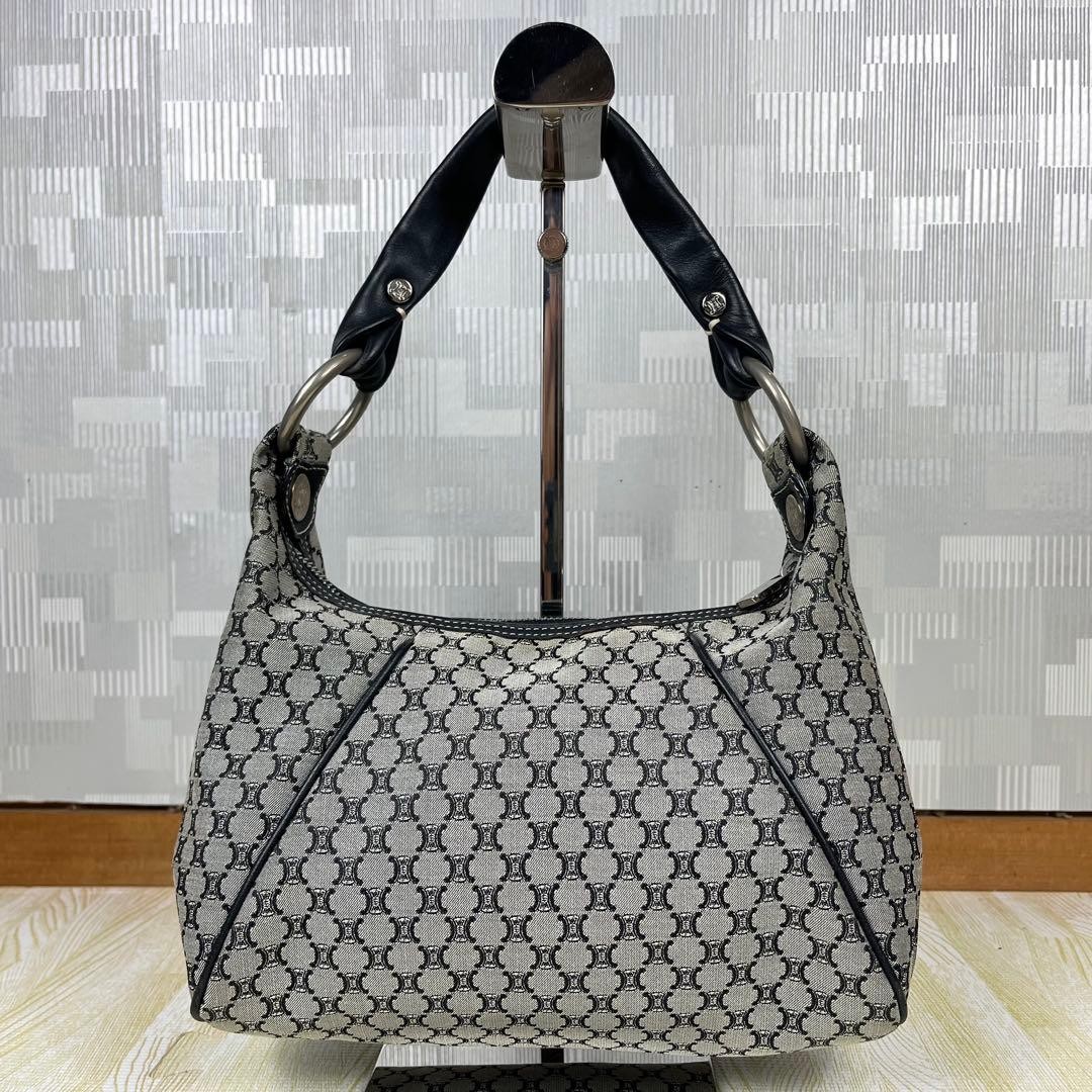 CELINE handbag Paris Macadam navy Triomphe