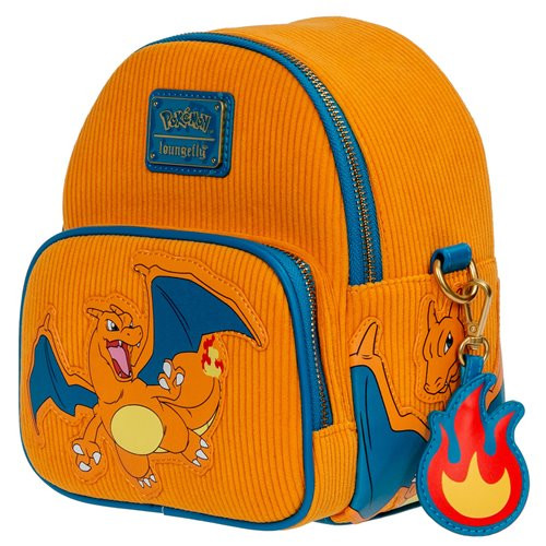 Pokemon Charizard Corduroy Convertible Mini-Backpack – EE Exclusive