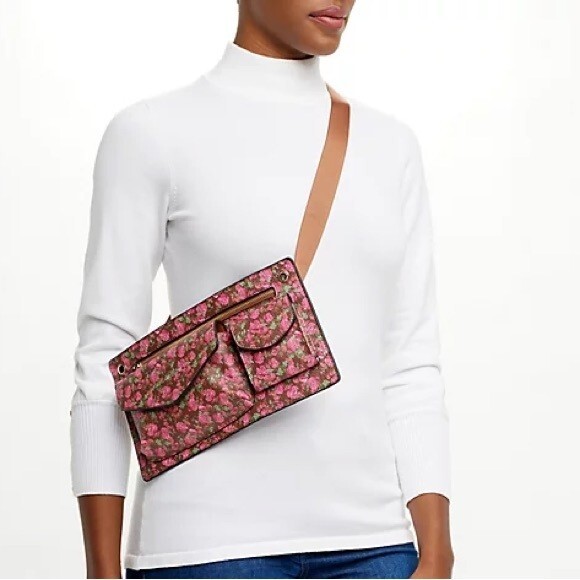 Isaac Mizrahi Live! Wear It Four Ways Tote Bag – Black –