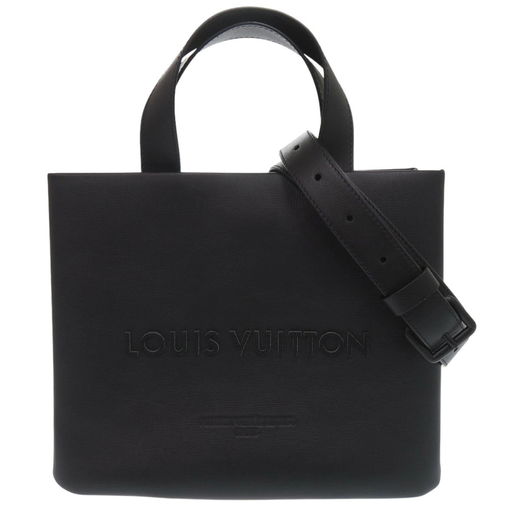 Louis Vuitton Shopper Tote MINI M28311 Leather Noir Men’s Bag #LTB1724