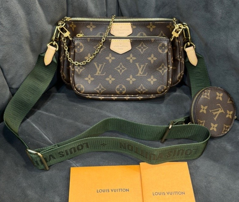 Louis Vuitton Monogram Multi-Pochette Accessoires Canvas & Khaki