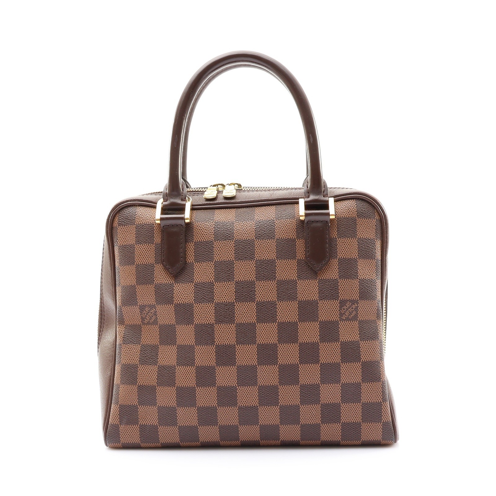 LOUIS VUITTON Brera Handbag Damier Ebene Brown N51150