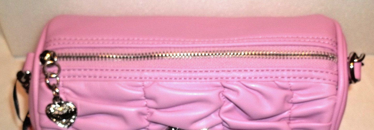 Juicy Couture Fondant Pink Run the World Shoulder Barrel Bag NWT & FREE SHIP –