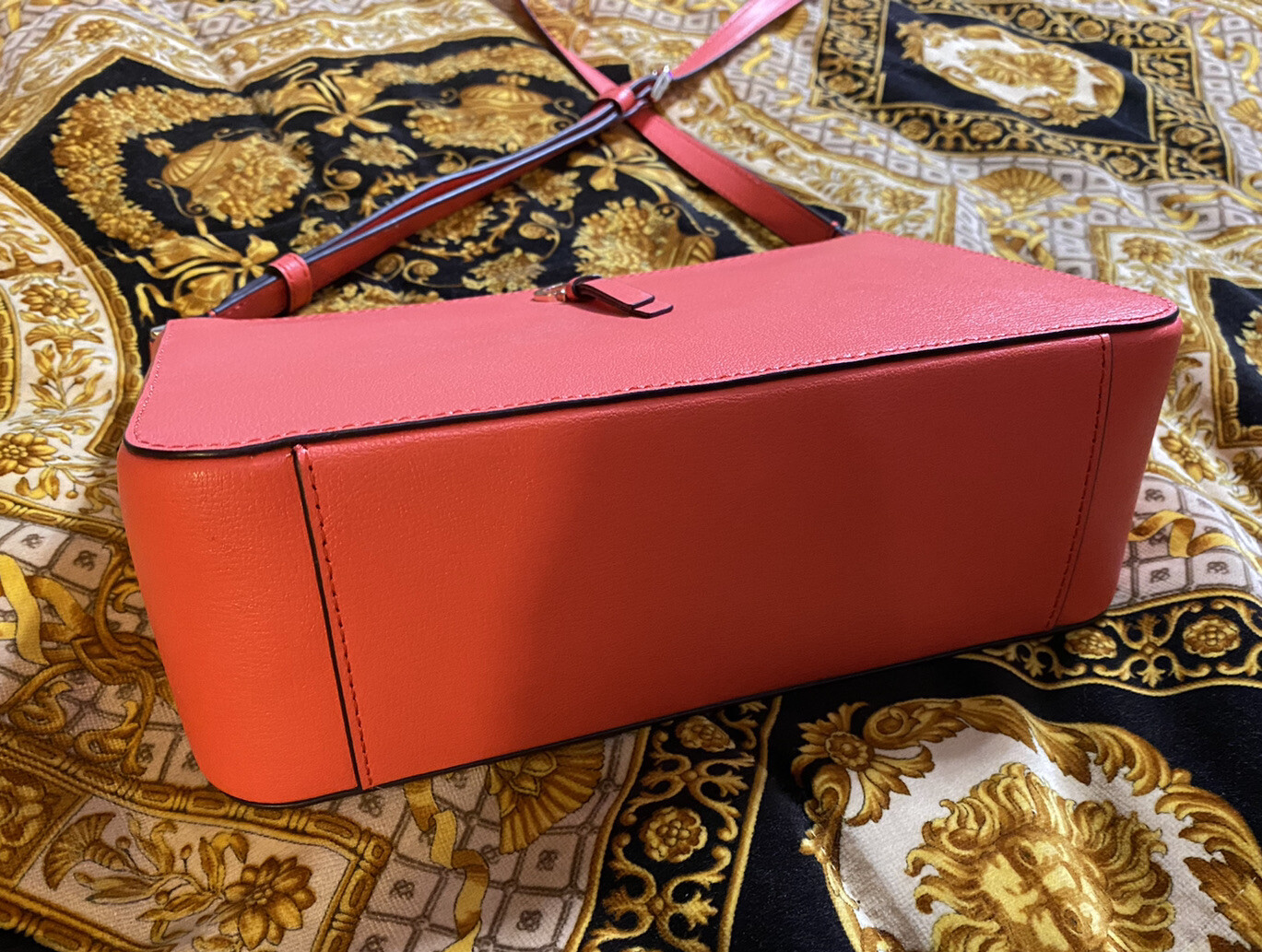 Kate Spade Adel Medium Top Zip Leather Crossbody Stoplight WKRU6725