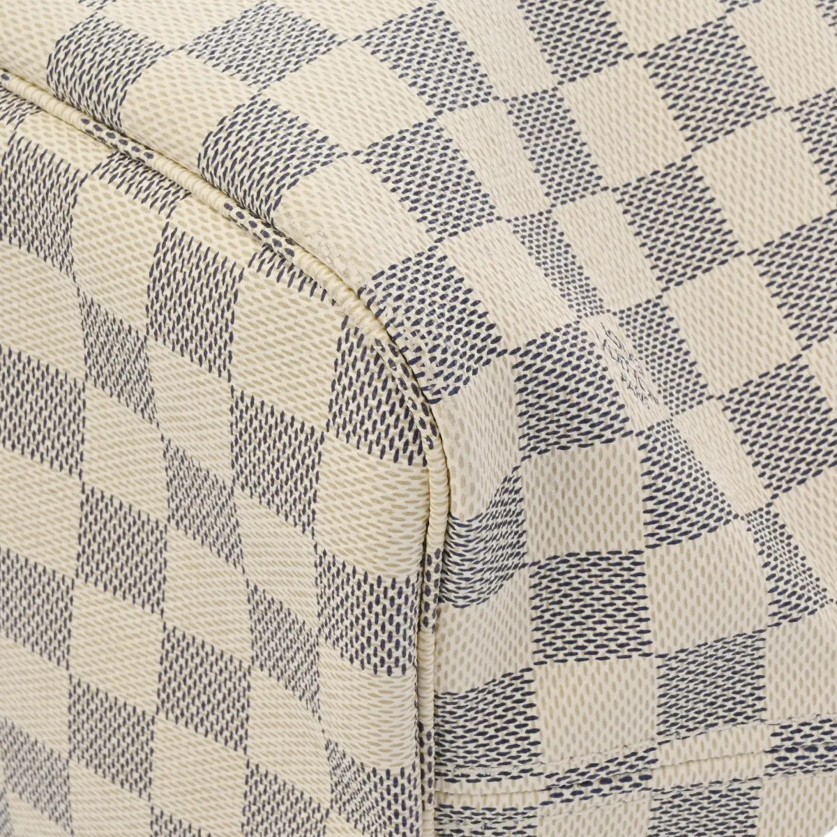 Louis Vuitton Neverfull MM N40604 Tote Bag Damier Azur Canvas Pink #WB8085