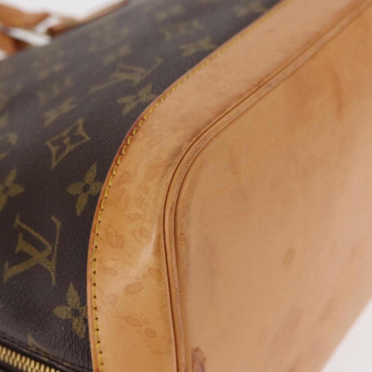 LOUIS VUITTON Monogram Alma Hand Bag M51130 LV Auth 151902