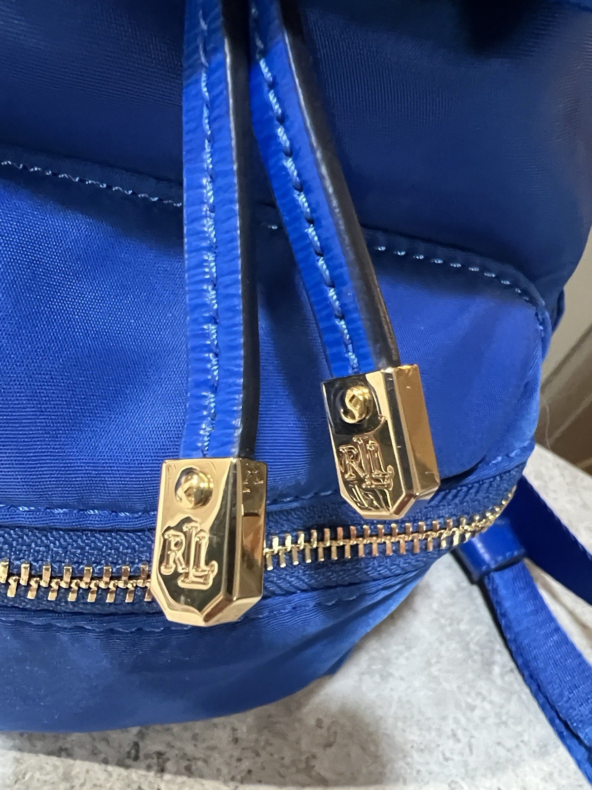 ralph lauren royal blue mini backpack