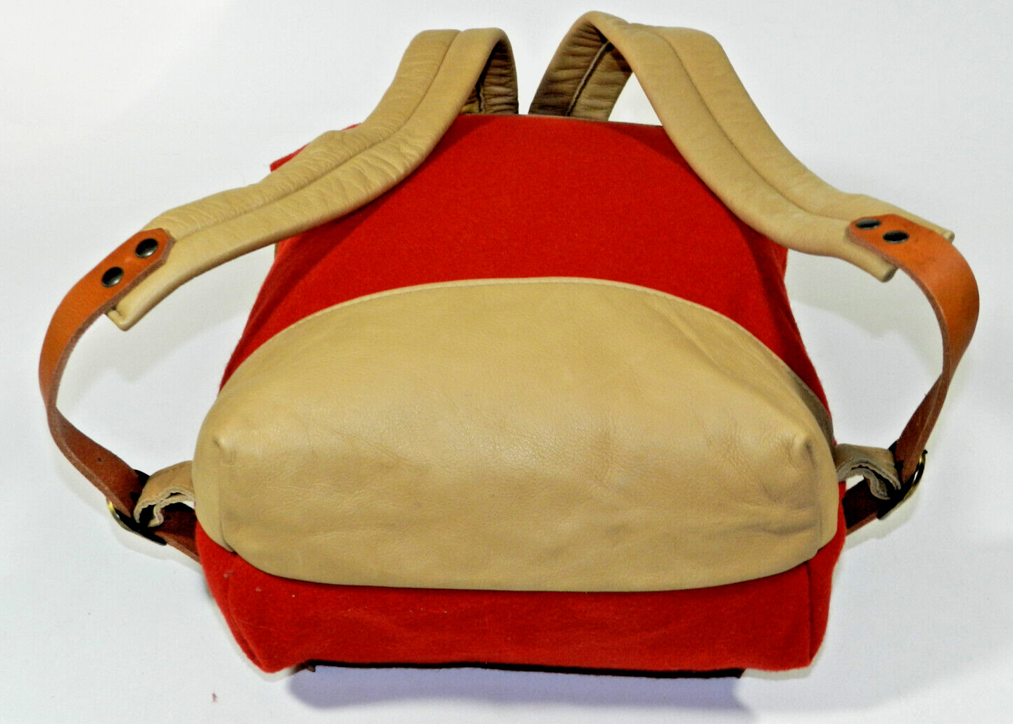 Red Wool Backpack New
