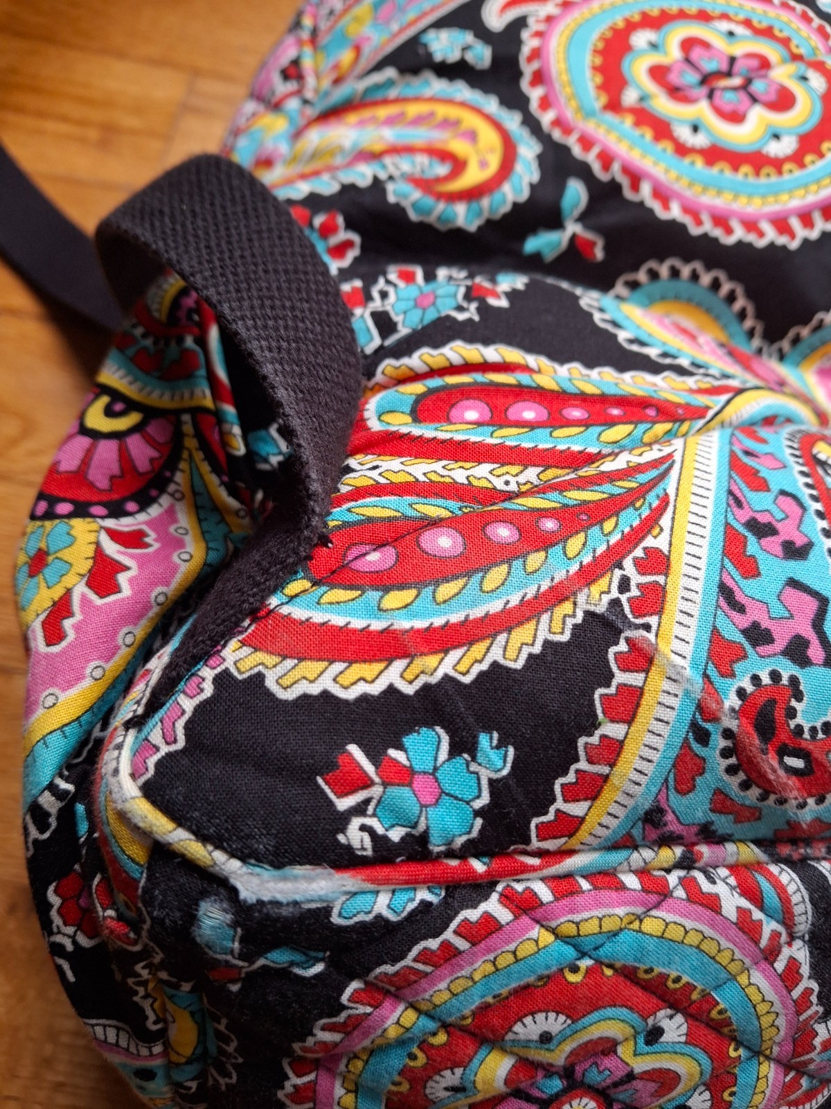 Vera Bradley Campus Backpack Quilted Parisian Paisley School Work Backpack