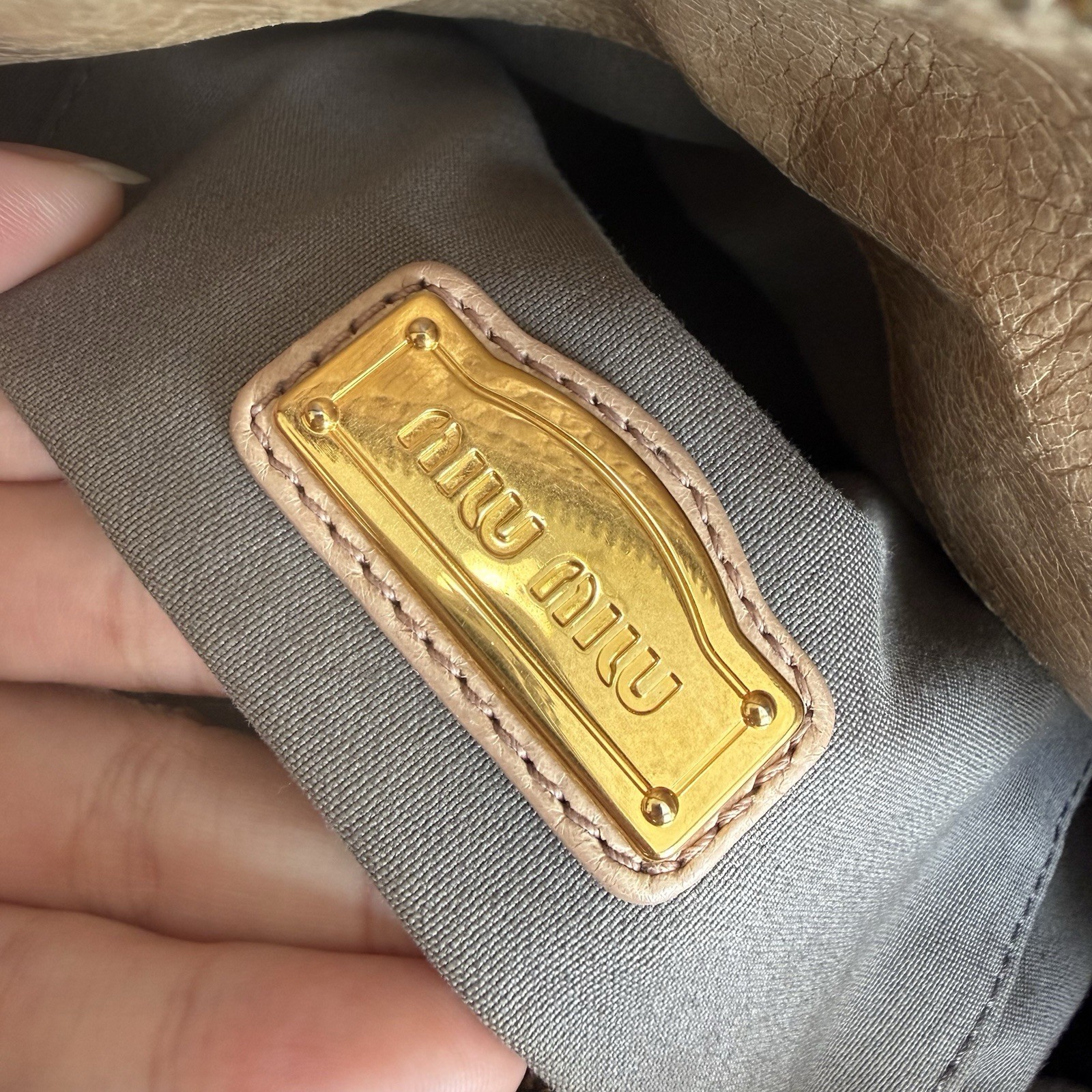 Miu Miu Vitello 2way Bow Bag
