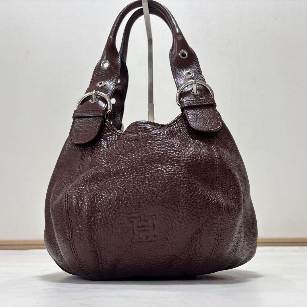 HIROFU Tote bag SOHO Leather Brown Authentic From Japan