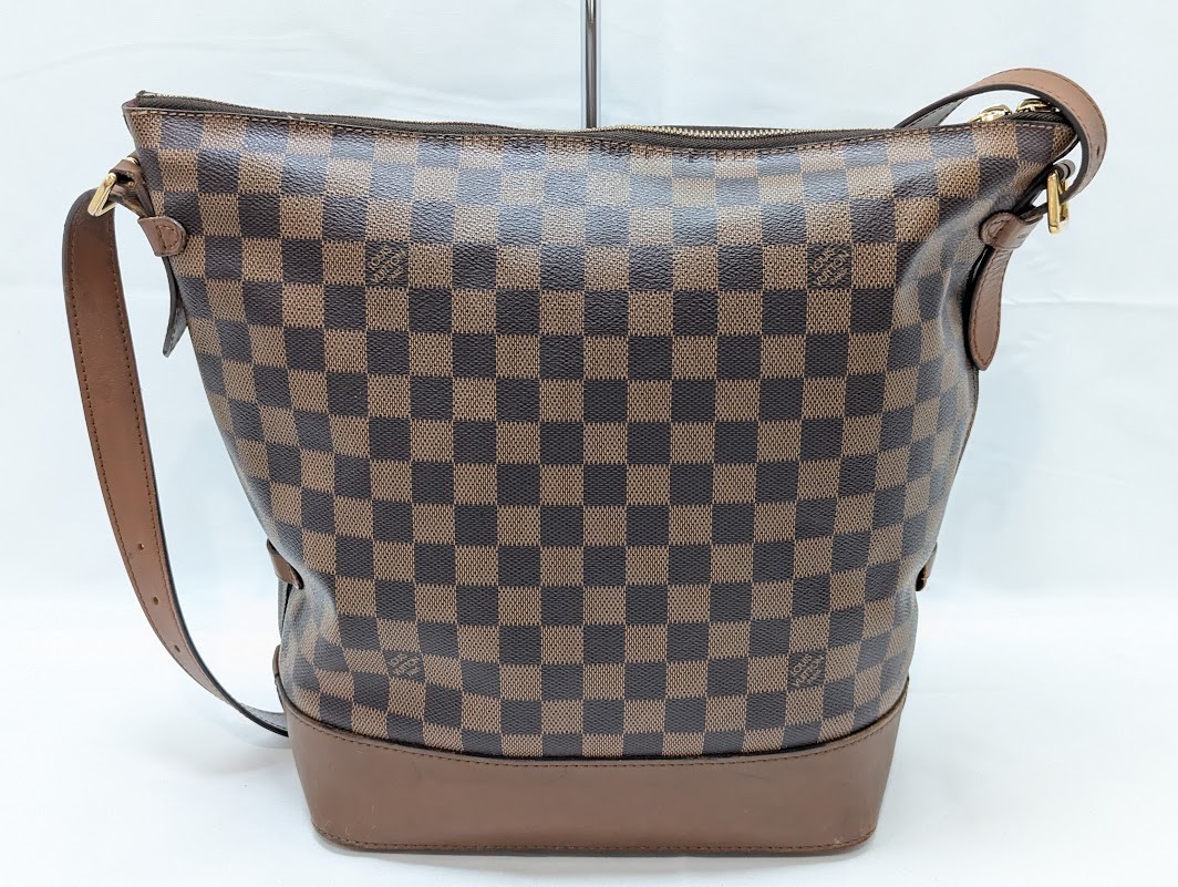 LOUIS VUITTON Damier Ebene Diane Shoulder bag Brown N41544 SR2144 Authentic LV
