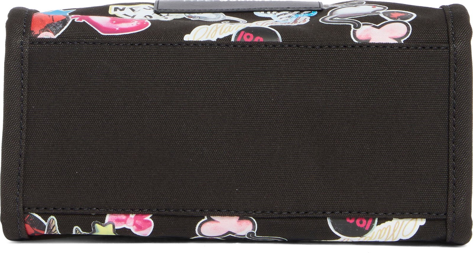 Marc Jacobs Sticker Print Canvas Tote Black Limited Edition New JL026049