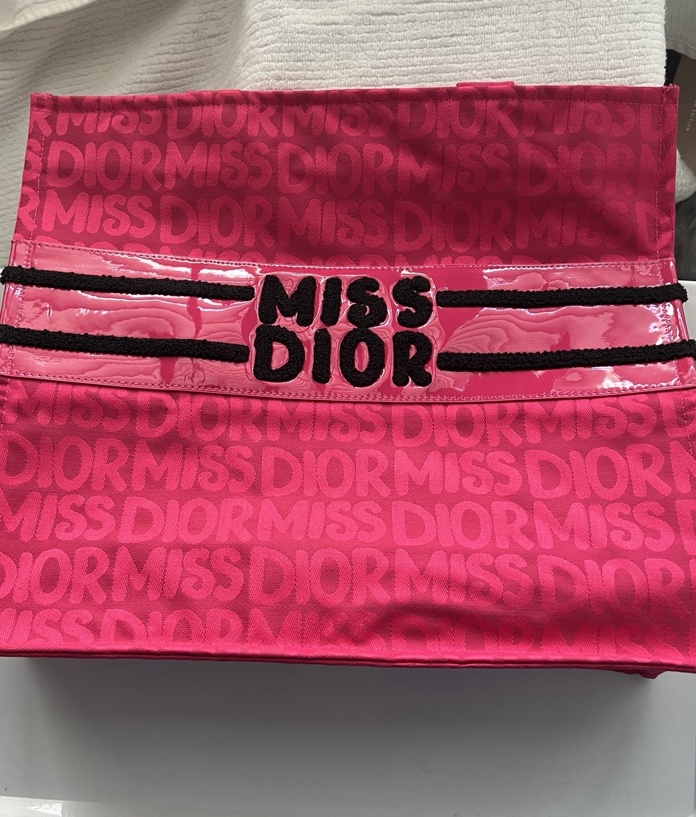 Miss DIOR Beauty Hot Pink Tote Bag GWP-VIP Brand New Large