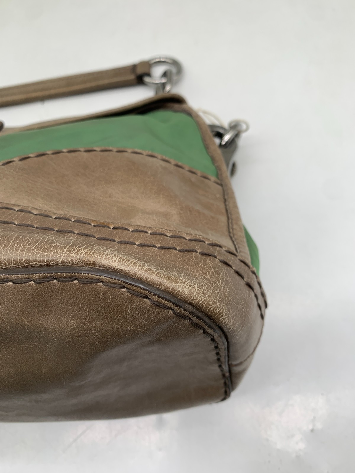 Prada Nylon‑Leather Chain Under‑arm Bag/WJ07113722/3722