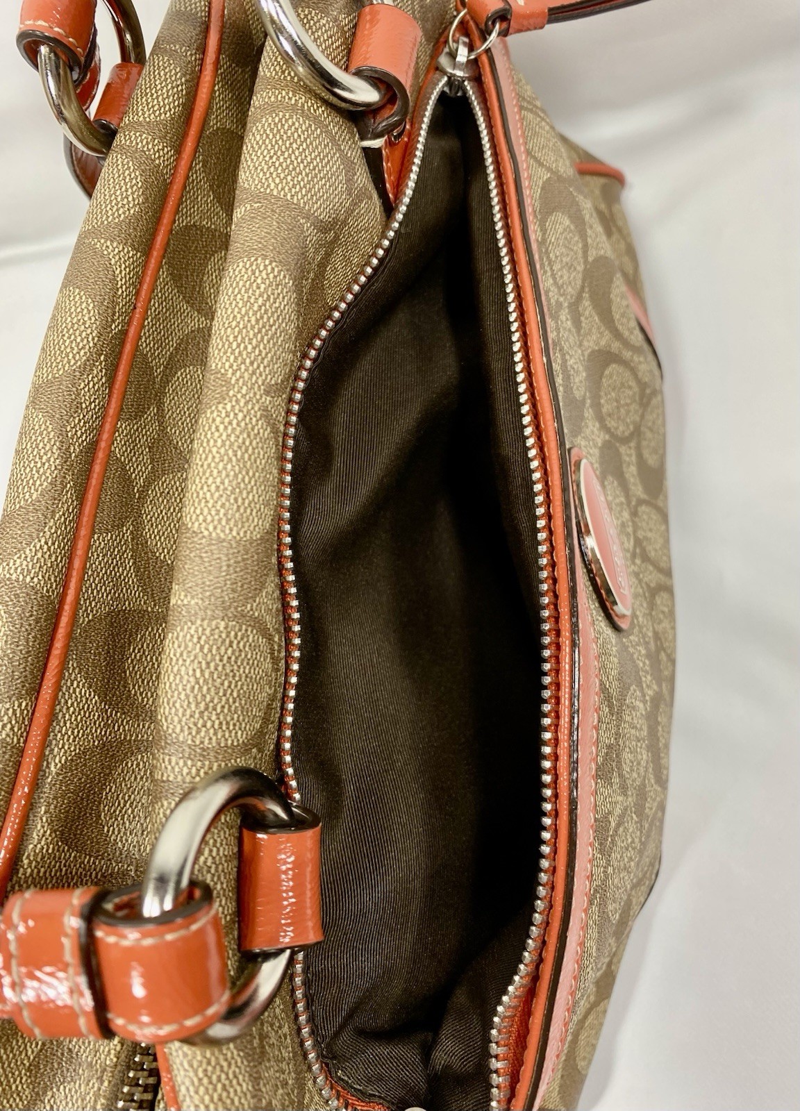 COACH Peyton Satchel All-Over Print F1220-F18918, 13”x 8”x 6” **SEE PHOTOS