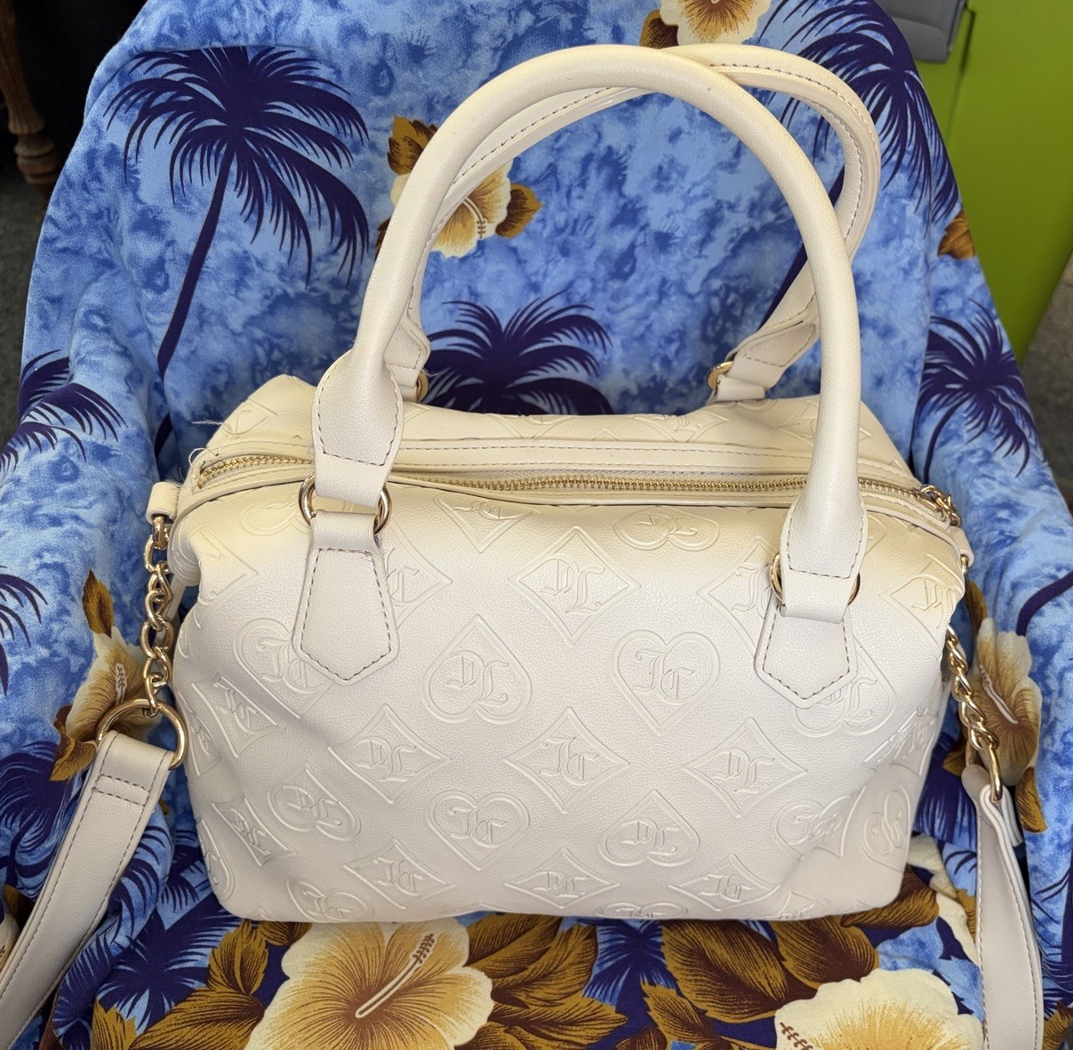 Juicy Couture Glizted Out Satchel Bag Crystal