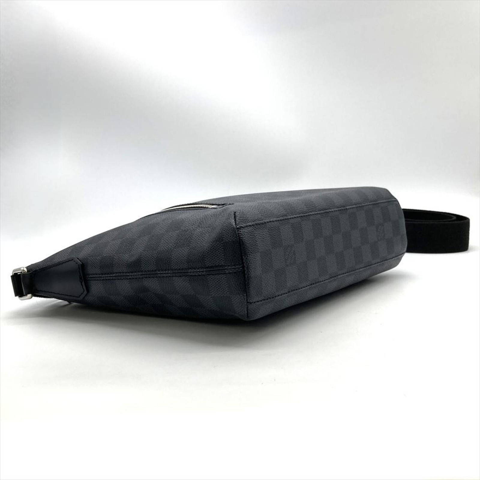 Louis Vuitton Mick PM Shoulder Bag, Damier Graphite, N40003, Black… GZl1k260