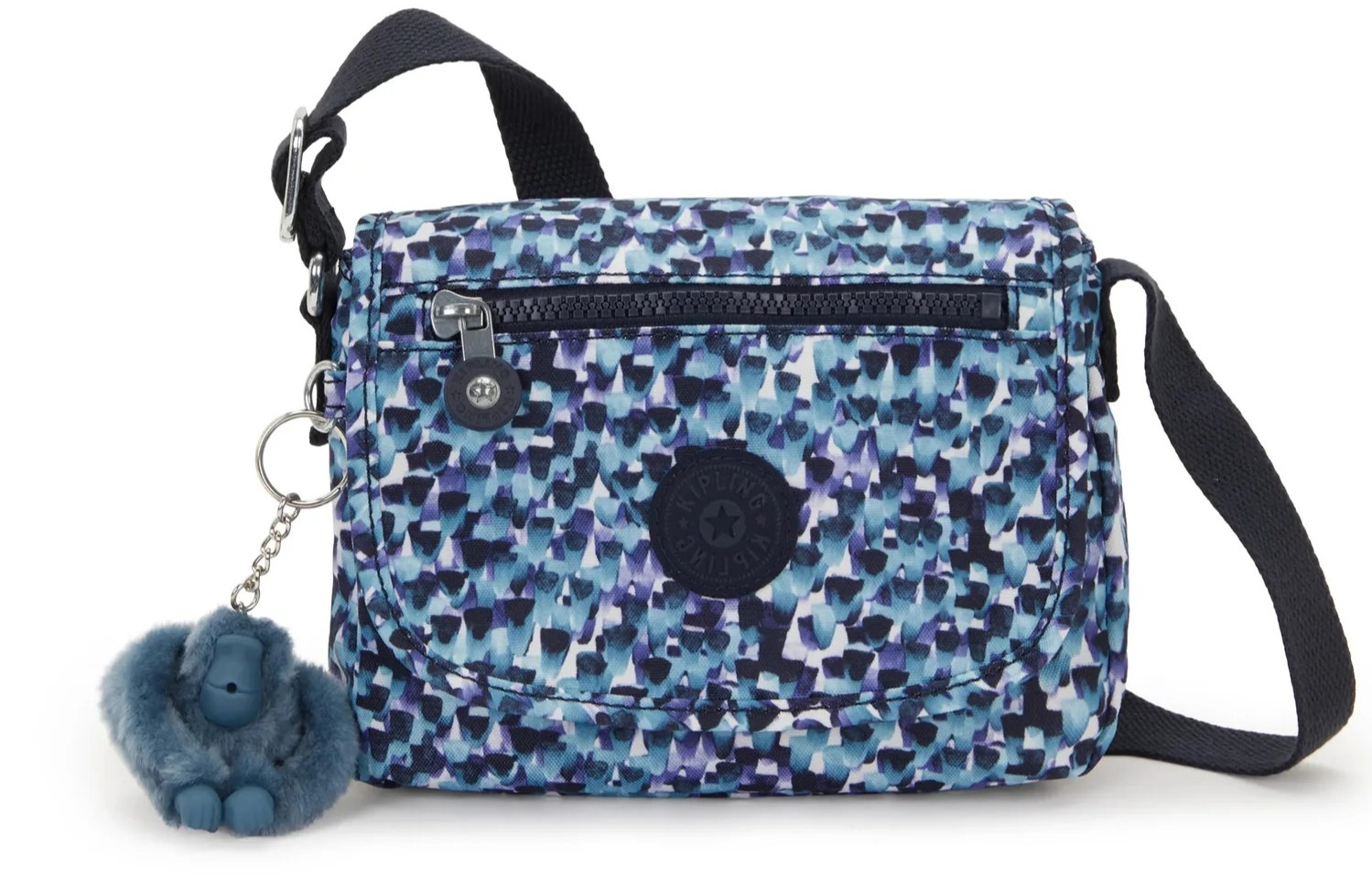 NEW Kipling Sabian Crossbody Mini Bag Multicolor NWT Monkey Bag Charm / Keyring