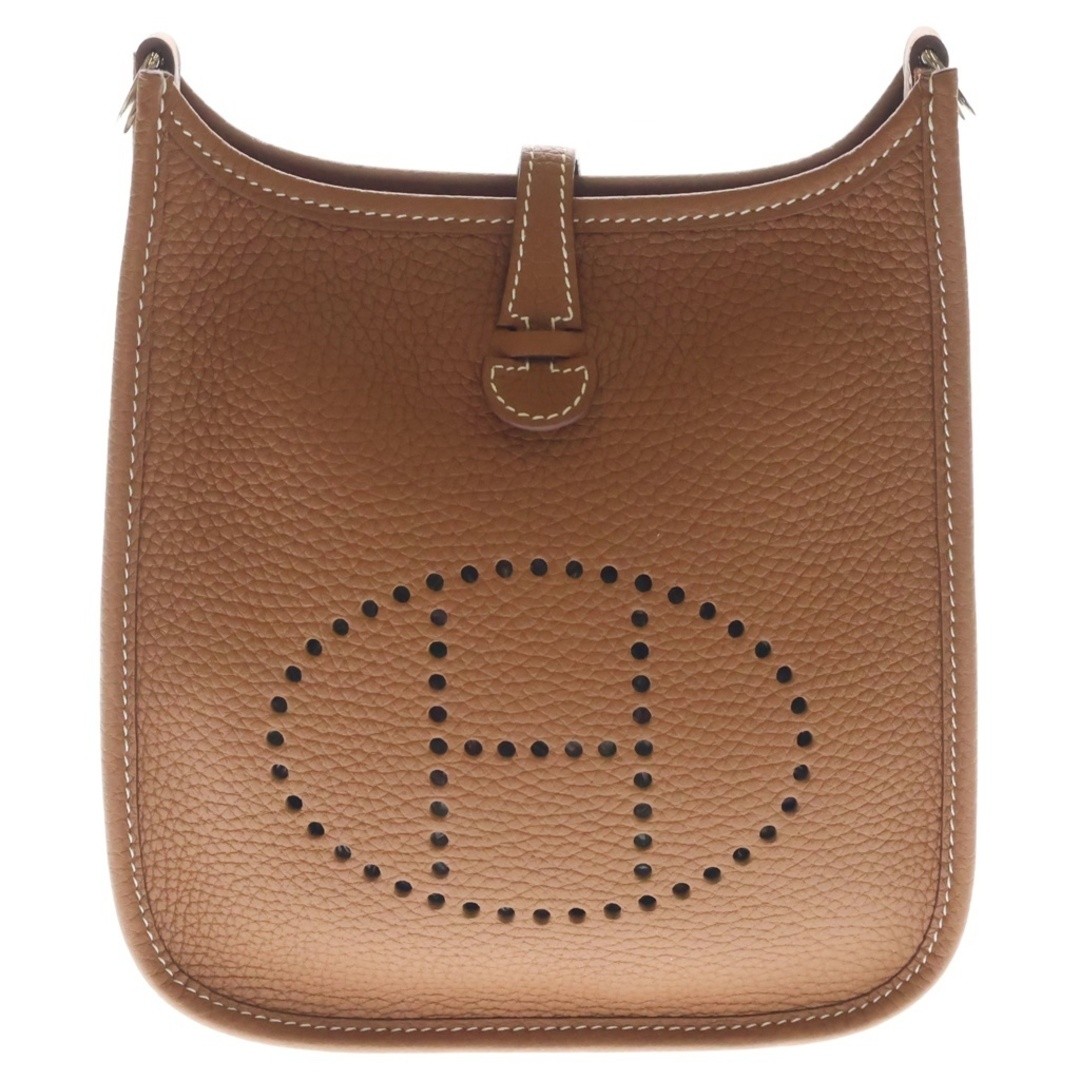 HERMES Evelyn TPM Trillon Clemence Silver Hardware Shoulder Bag G Stamped Used 0