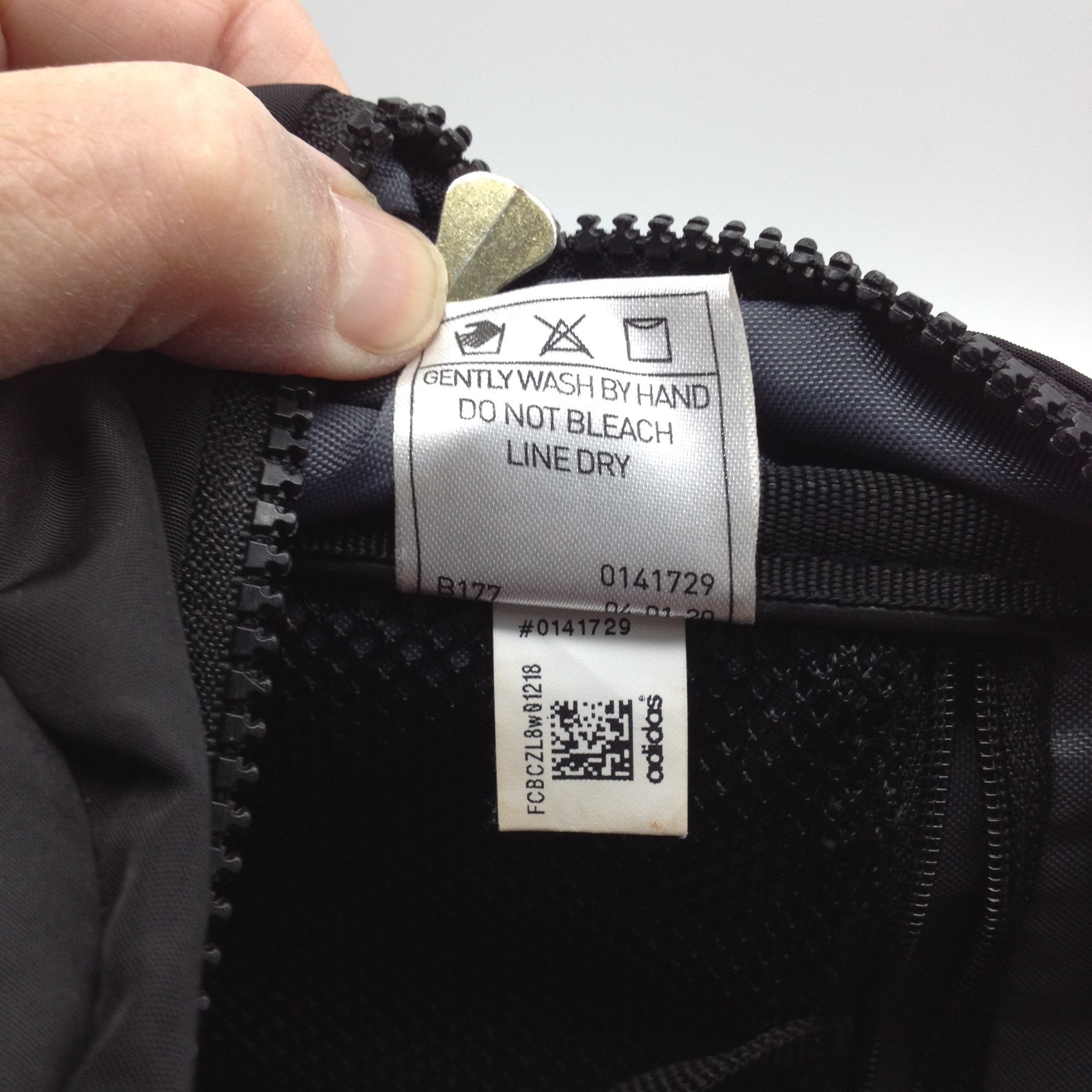Adidas Small Mini Padded Back Lightweight Black White Logo Small Travel Backpack