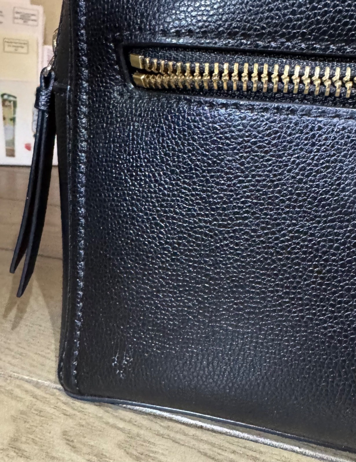 Kate Spade New York Black Pebbled Leather Mini Backpack Gold Hardware 2018