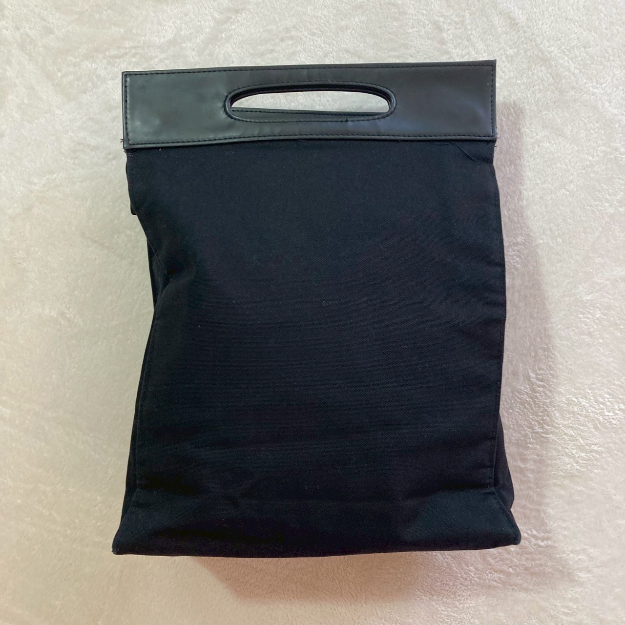 GIVENCHY Handbag Women’s Black Leather and Canvas From Japan
