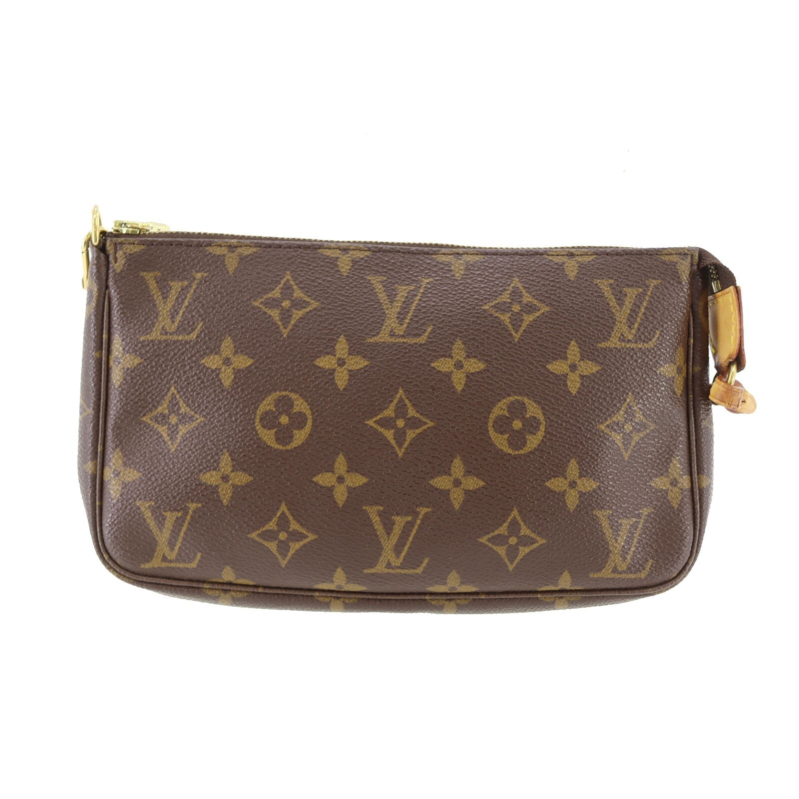 LOUIS VUITTON LV Pochette Accessories Monogram Used Pouch Handbag M51980 #CK479
