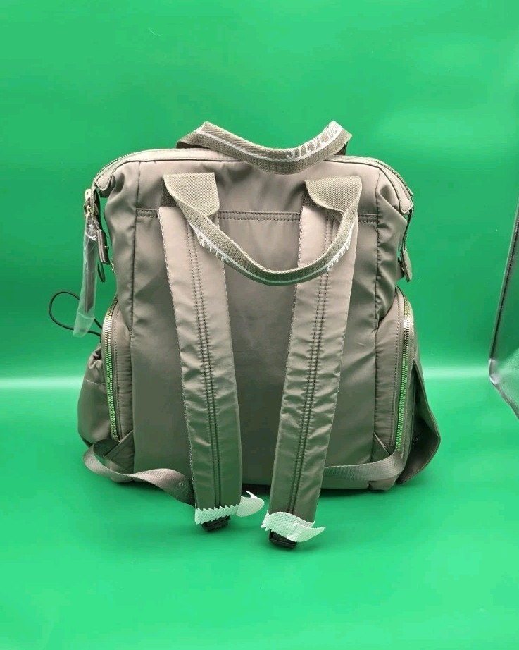 Steve Madden Baby Bag Olive Green Backpack Model DD382315 NEW