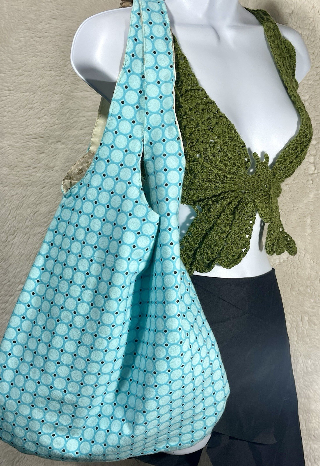 Boho/hippie Tote Reversible!