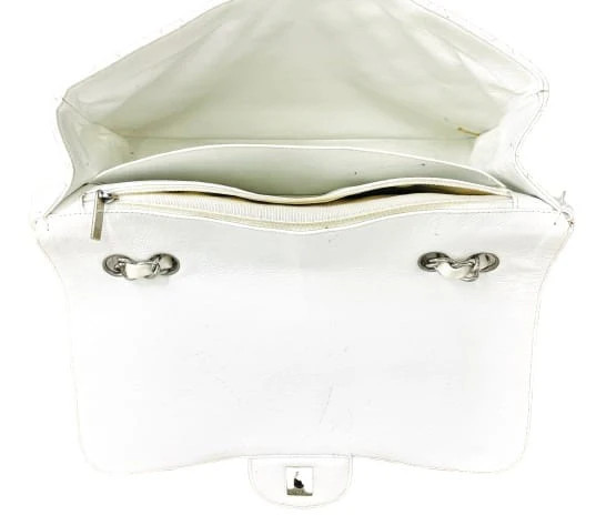 Chanel Jumbo Caviar Classic Flap White