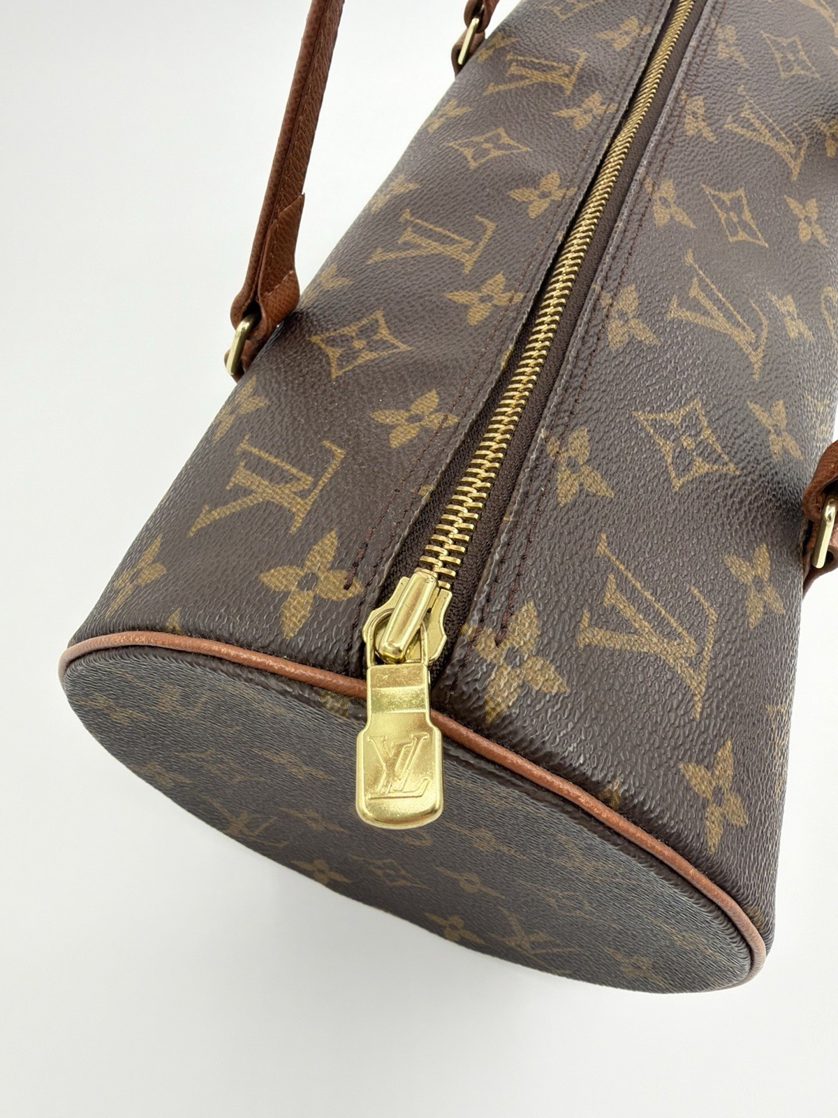 LOUIS VUITTON Papillon 30 Monogram Handbag Pouch M51365 Authentic 74