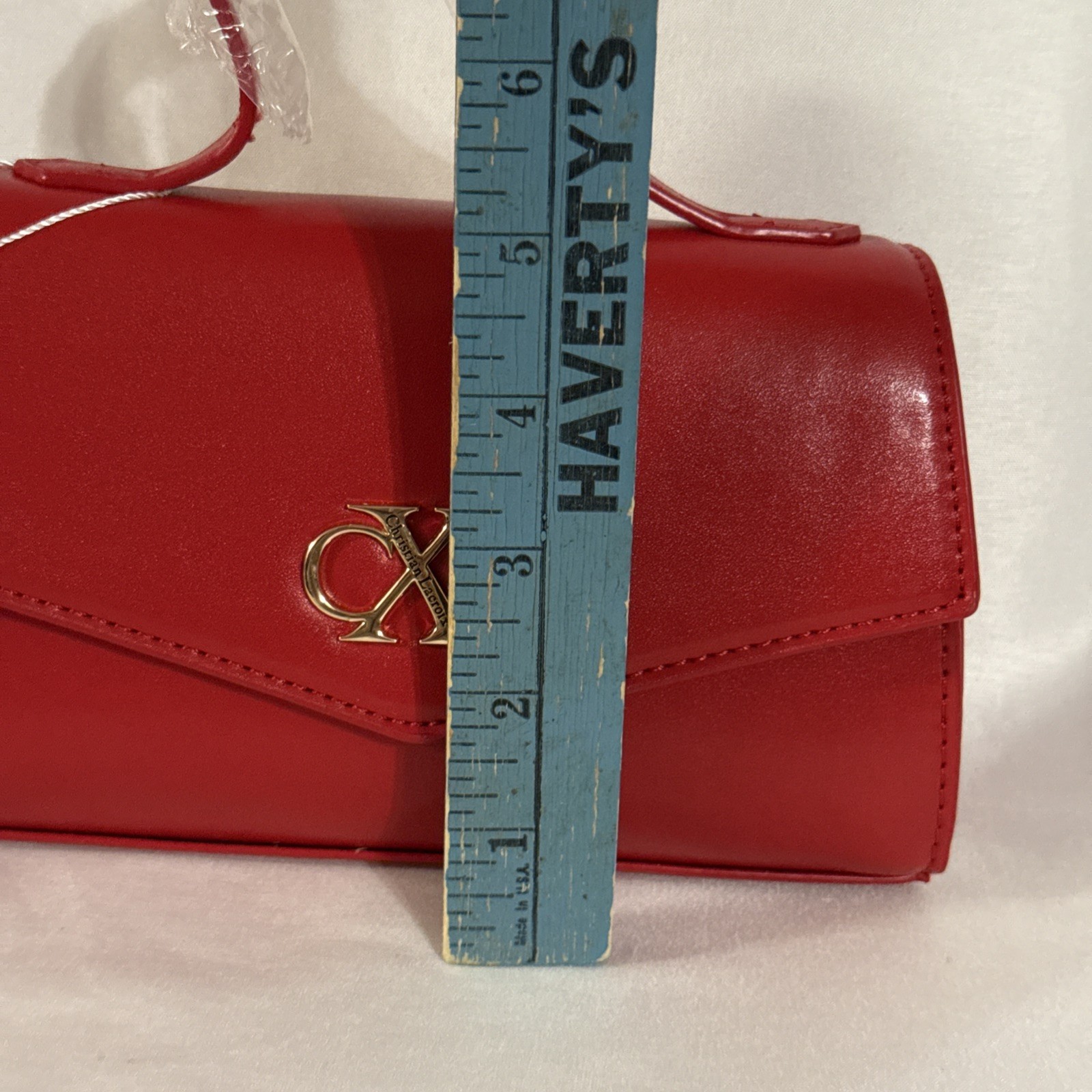 CXL Christian Lacroix Laine Red Patent Crossbody NWT $88